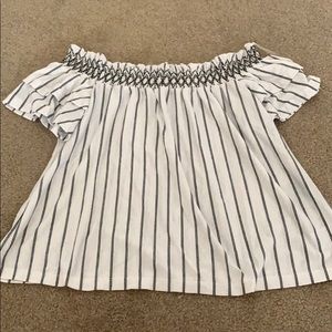 Off the shoulder shirt